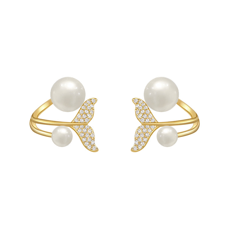 Fishtail Pearl Earrings - SavanaZon