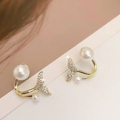 Fishtail Pearl Earrings - SavanaZon