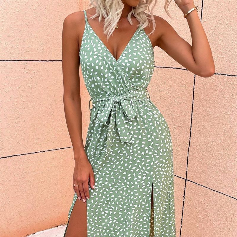 Casual V Neck Sleeveless Dress-SavanaZon